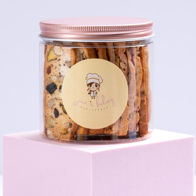 Janis Mix Trail Mix Biscotti | Jan Is Baking Patisserie